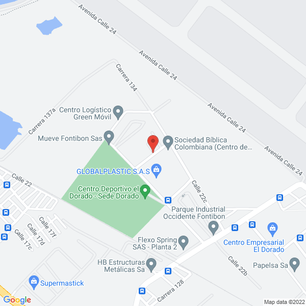 Map of Ingeniería Equipos Y Mercadeos Ltda.