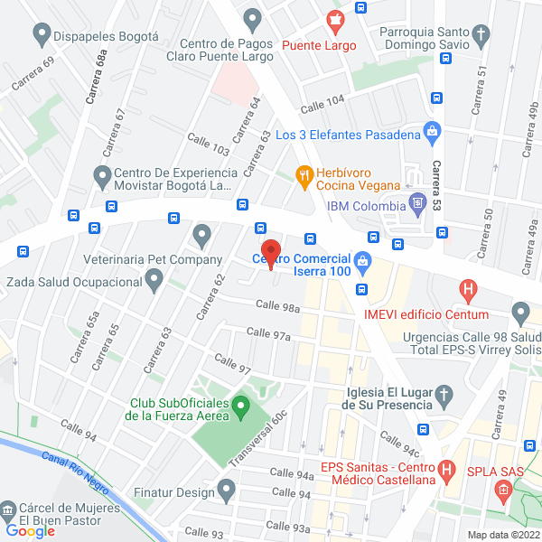 Map of Metalbandas S.A.S.