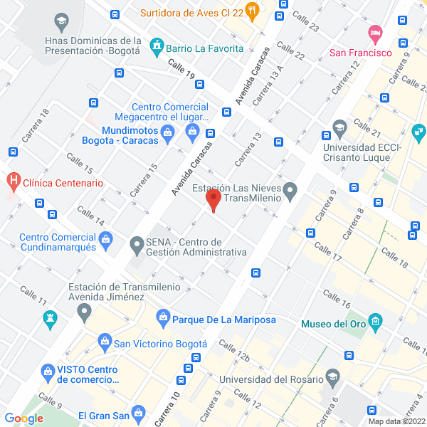 Map of Ingeniería Servicios Y Suministros Luz Día Ltda