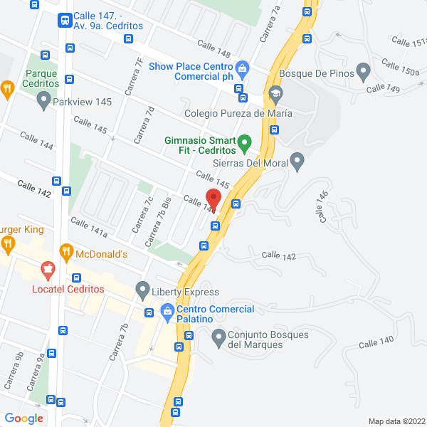 Map of Ingenieria Y Montajes Gc S.A.S.