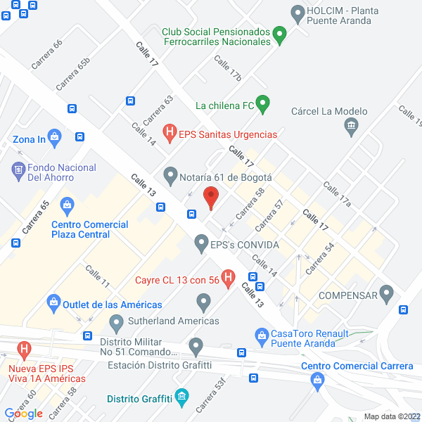 Map of Ingeniería Industrial Mantenimiento Hidráulico S.A.S.