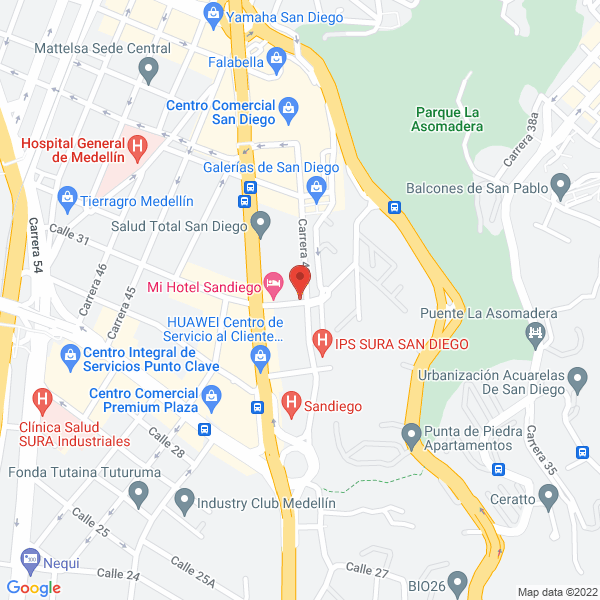 Map of Ingenios Creativos A.A.