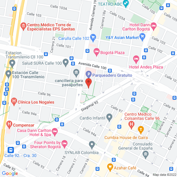 Map of Ingeovista Ltda
