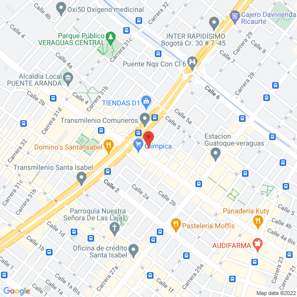 Map of Ingeparking Ltda