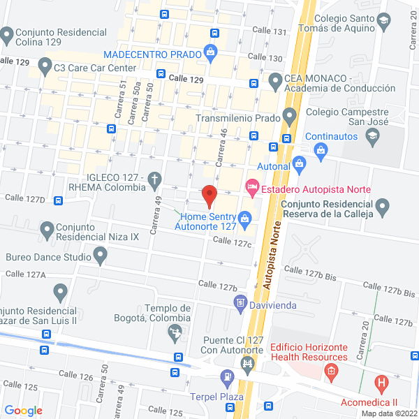 Map of Ingepruebas Ltda.