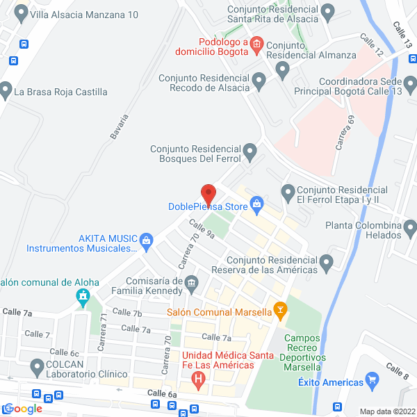 Map of Ingma Ingeniería Y Modelación Ambiental S.A.S.