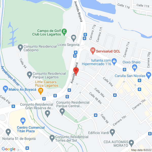 Map of Inhisa S.A.