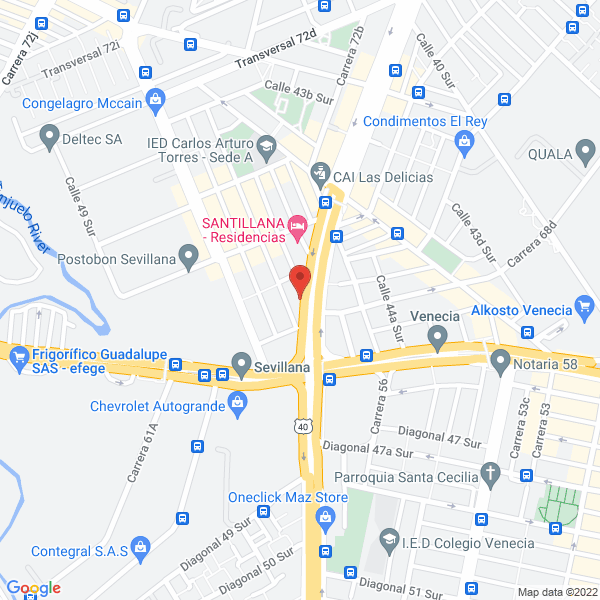 Map of Instituto Colombiano De Seguridad Insela Ltda.