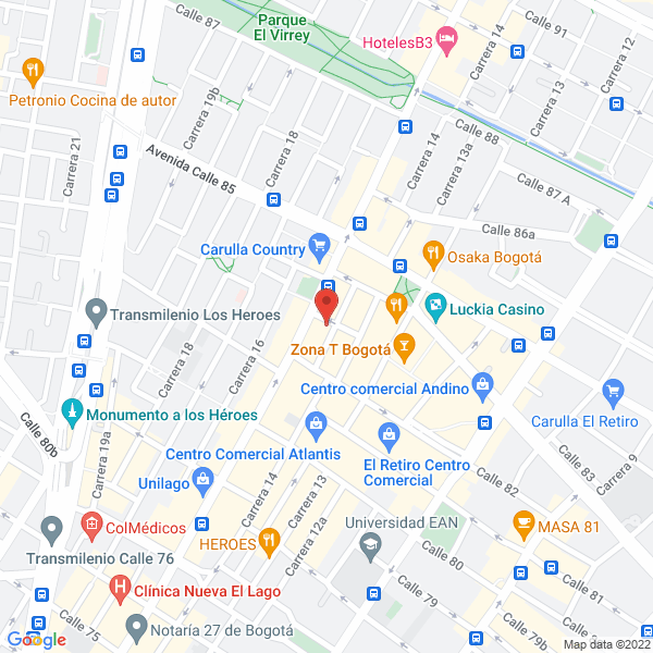 Map of Inversiones Furman Ltda.