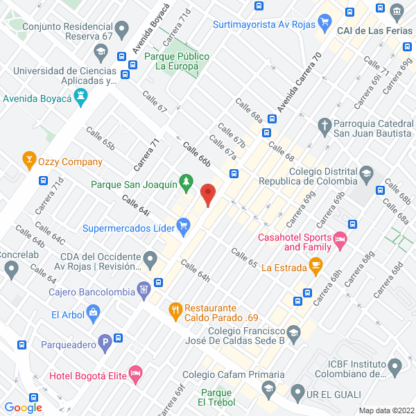 Map of Inversiones Gacelia S.A.