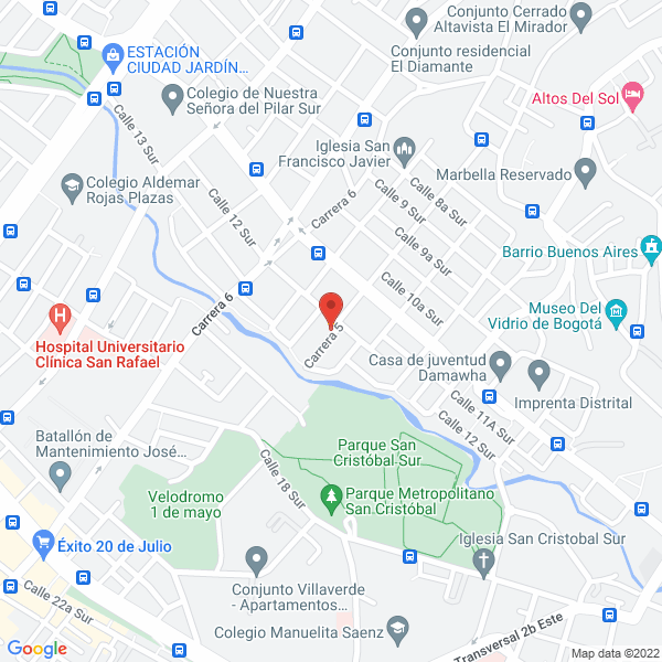 Map of Invertrans Servicios De Ambulancias