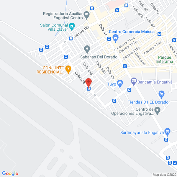 Map of Inycons Ltda.