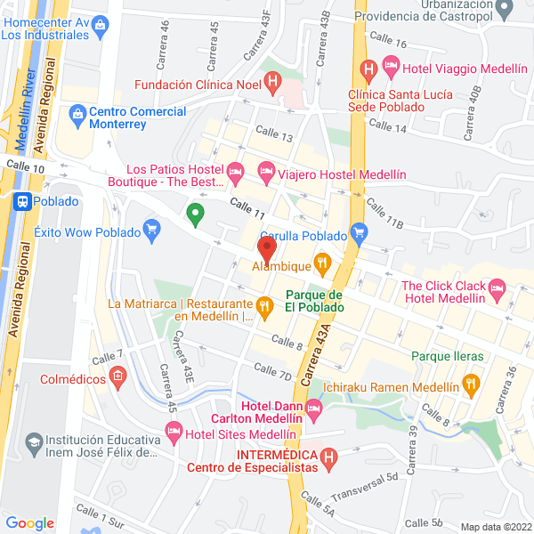 Map of Isabel Londoño Tienda De Alquiler