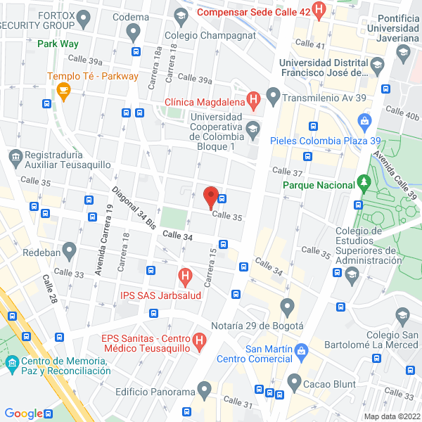 Map of Istituto Italiano Di Cultura