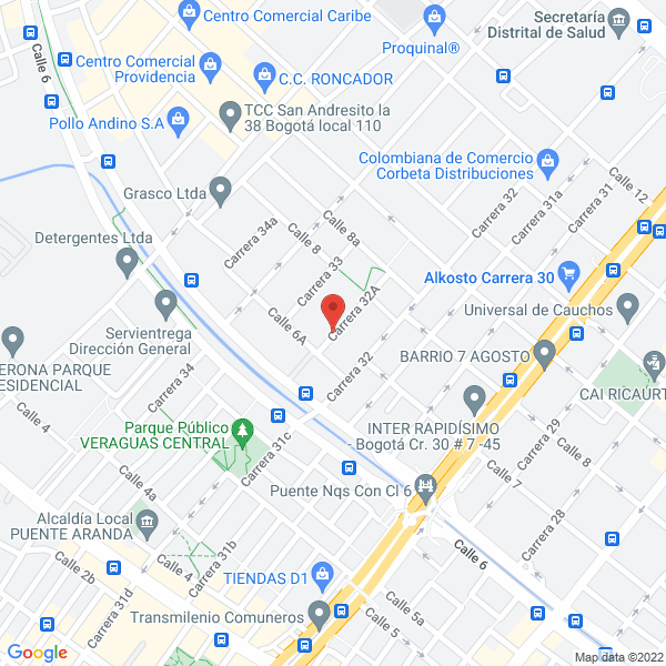 Map of Marff Productos Quimicos Ltda