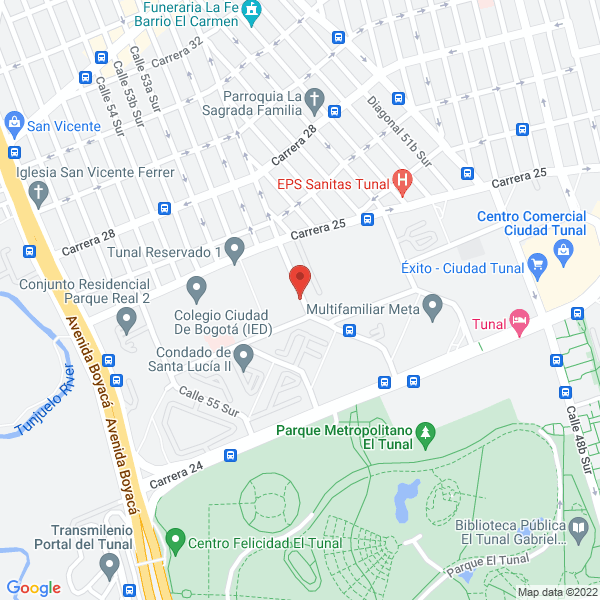 Map of María Belén Rivera E.U.