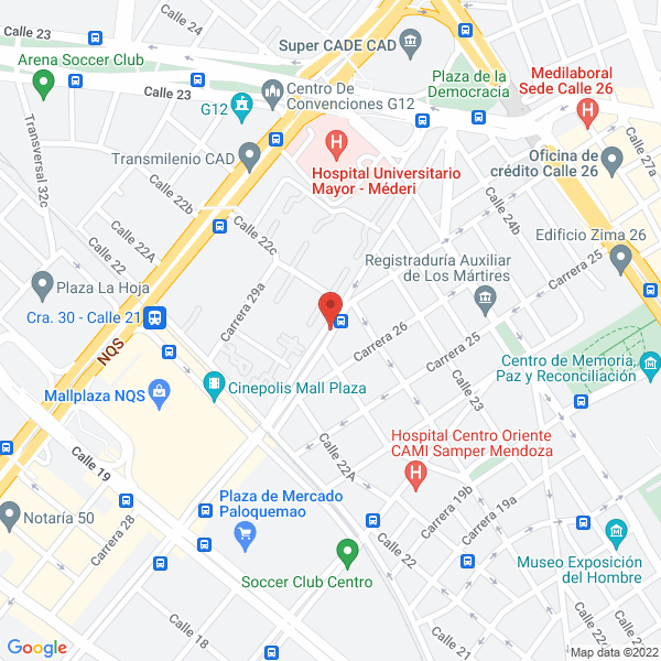 Map of Martécnica Ltda