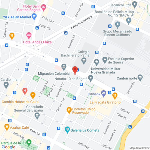 Map of Martinez Guavita Martha Marisol