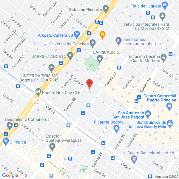 Map of Martínez Sánchez S.A.S.