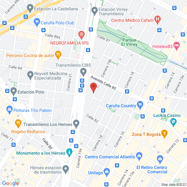 Map of Nexo Tours Bogotá Ltda.