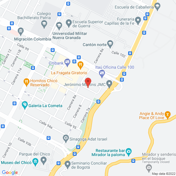 Map of Nexvel Consulting Colombia S.A.S.