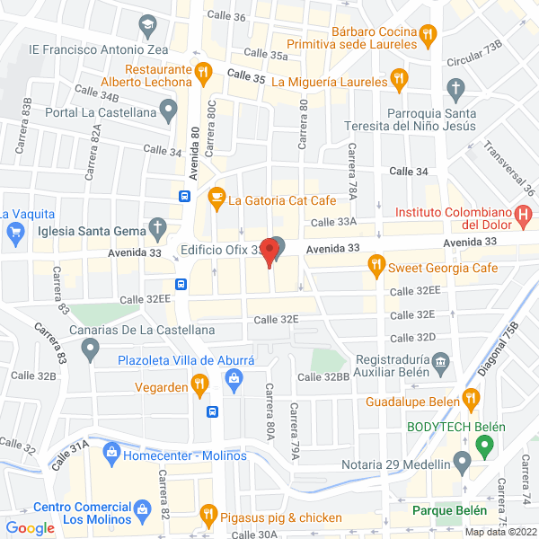 Map of Nueva Imagen Oral