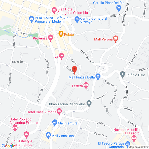 Map of Nuevecerodos