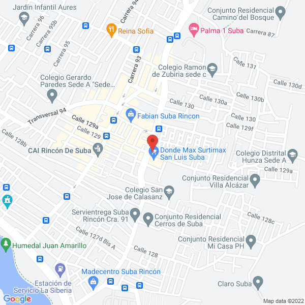 Map of Nuevo Restaurante Feliz Chino