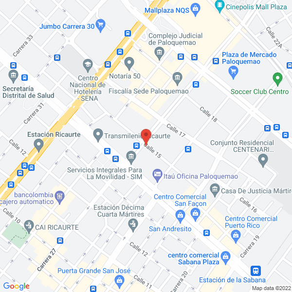 Map of Nutrisoya S.A.