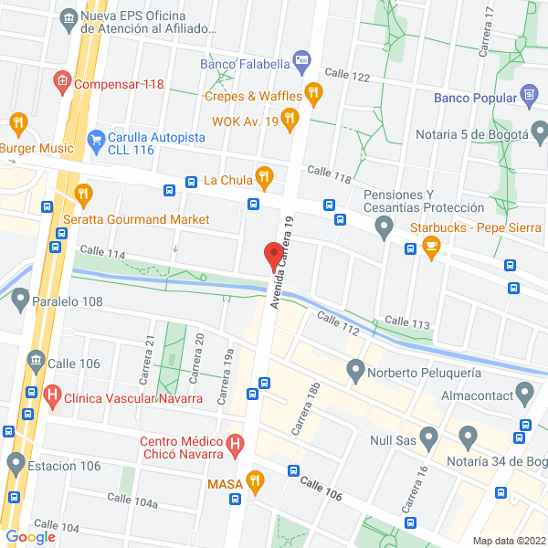 Map of O'Meara & Asociados Abogados
