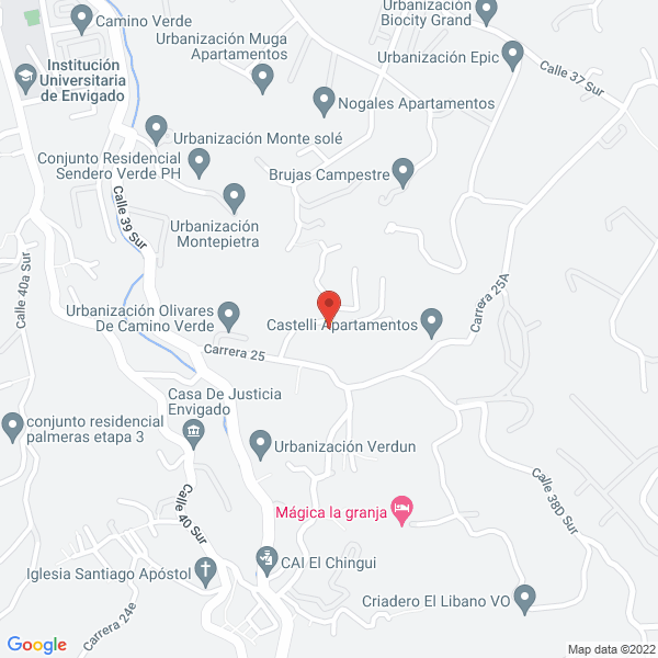 Map of O.K Inmobiliaria S.A