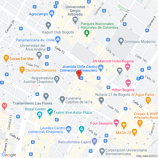 Map of Obras Civiles Ltda.