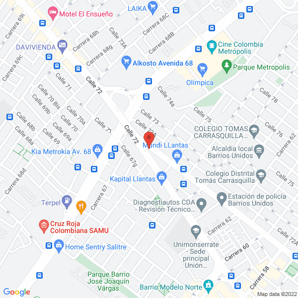 Map of Ofi Modulares
