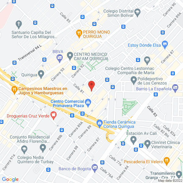 Map of Pentecostes Unida Internacional