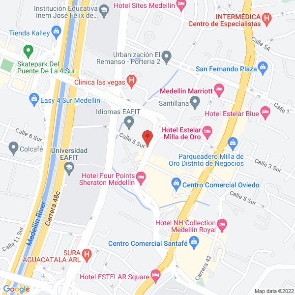Map of Pepcon Ltda