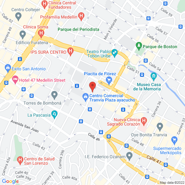 Map of Pérez Pérez Nelson Yesid