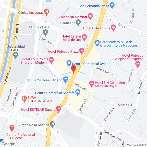 Map of Pet Spa