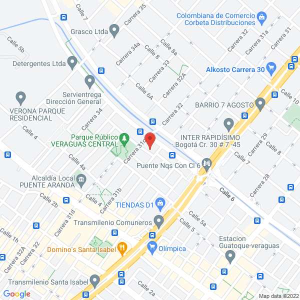 Map of Pharmaquim De Colombia S.A.S.