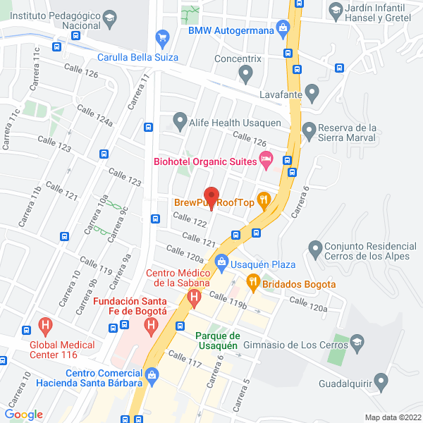 Map of Phg Inversiones S.A.S.
