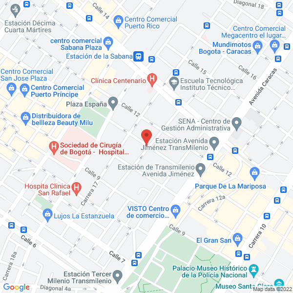 Map of Piamonte S.A.