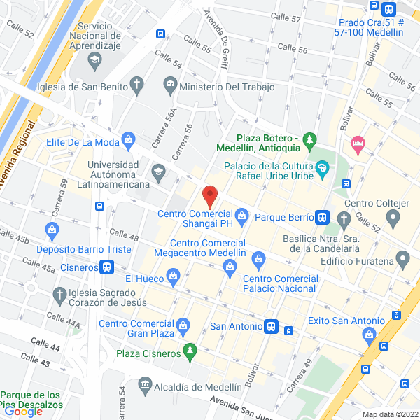 Map of Piedras Y Herrajes Cúcuta