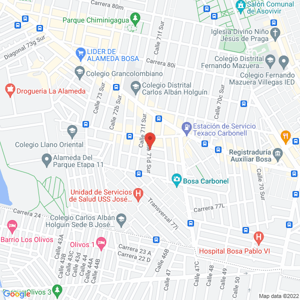 Map of Ponqué Rico