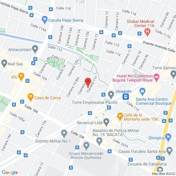 Map of Premo Analizar Seguros Ltda. Asesores De Seguros