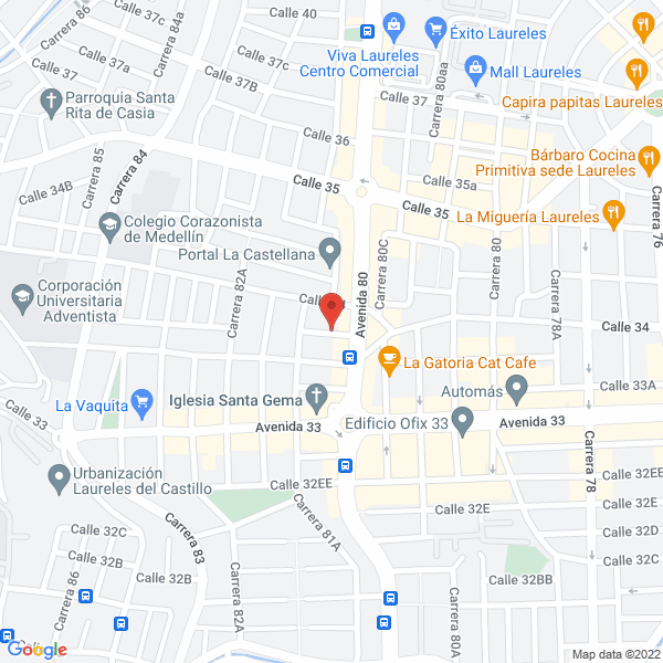 Map of Previserd Ltda