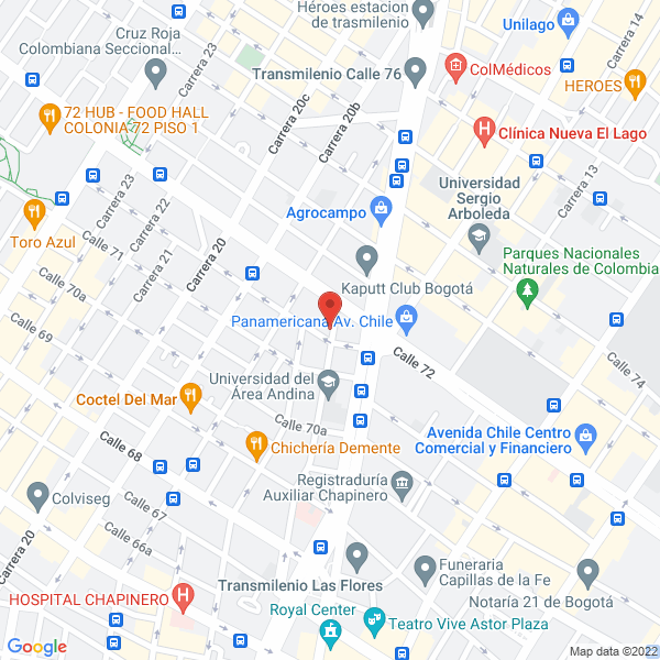 Map of Selerg Seguros Ltda.