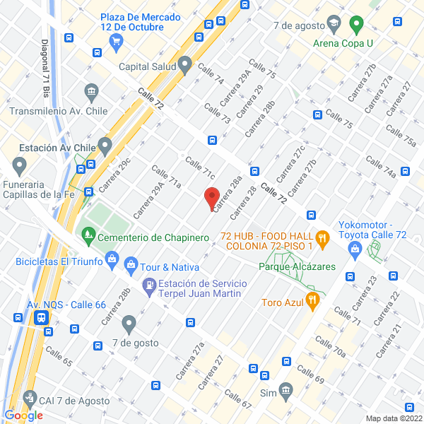 Map of Semilla Educativa S.A.S.