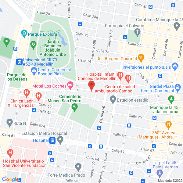 Map of Sentimientos Ada