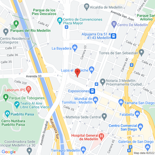 Map of Servicio Volkwagen