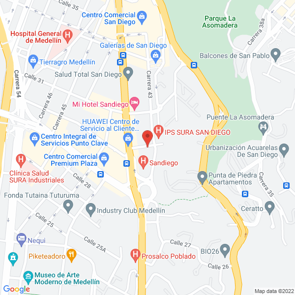 Map of Servicios De Fontanería D.B.L S.A.S.