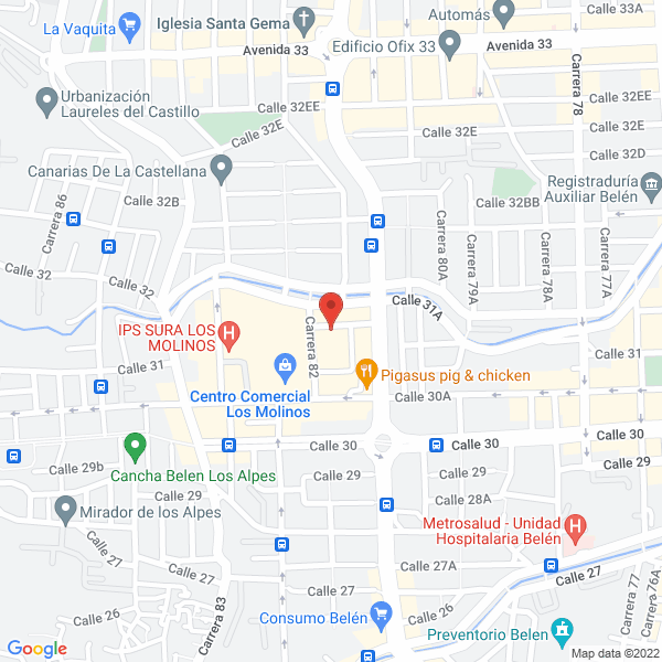 Map of Servicios Empresariales Ag S.A.S
